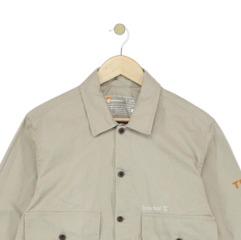 Mens Overshirt Long Sleeve Button Up Relaxed Fit