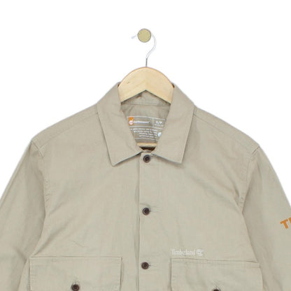 Mens Overshirt Long Sleeve Button Up Relaxed Fit
