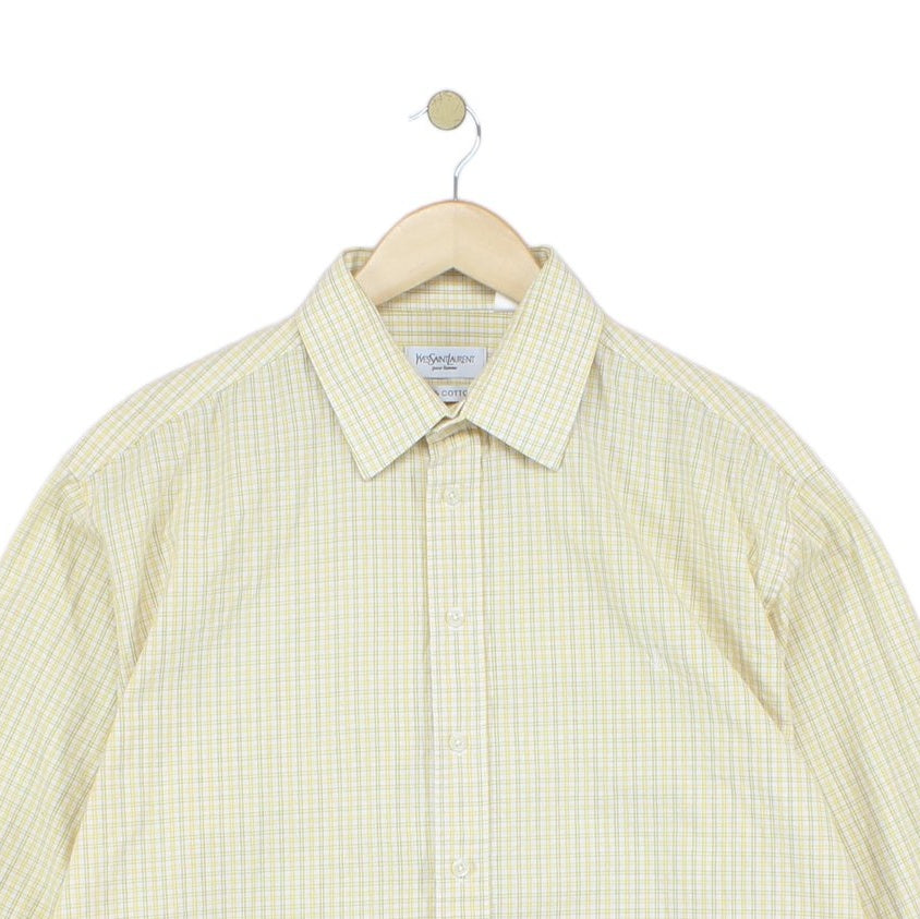 Mens Plaid Shirt Button Up