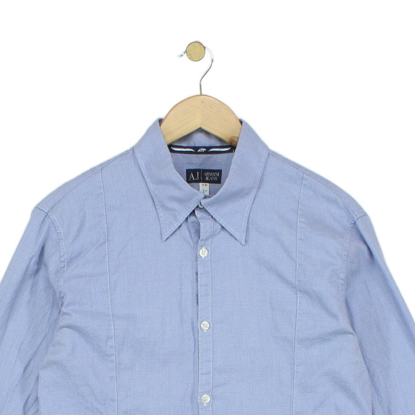 Mens Shirt Tailored Fit Button Up Long Sleeve