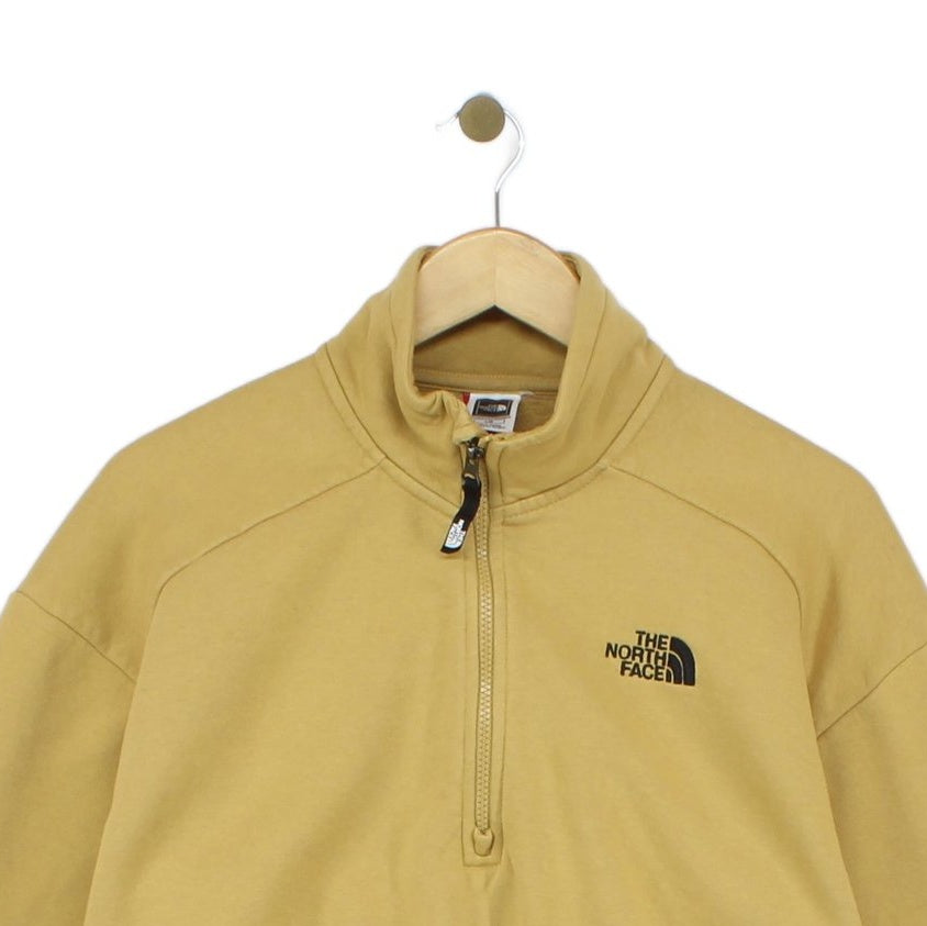 Womens 1/4 Zip Sweatshirt Outdoor Cropped
