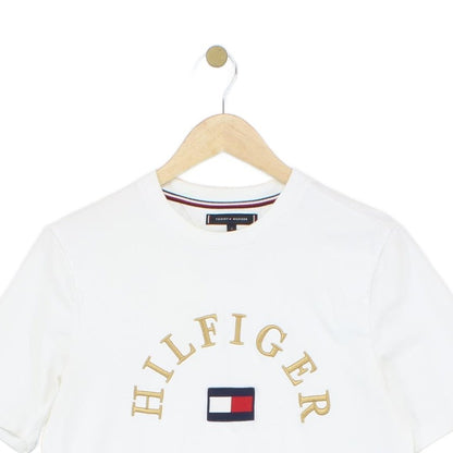Mens T-Shirt Logo Short Sleeve Embroidered