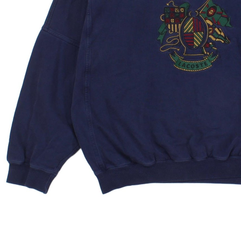 Womens Spell Out Sweatshirt Oversized Embroidered