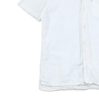 Mens Shirt Short Sleeve Button Up Summer Revere Collar