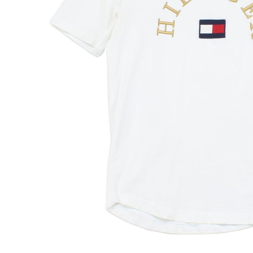 Mens T-Shirt Logo Short Sleeve Embroidered