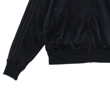Womens Velour Track Jacket Full Zip 80S Casuals