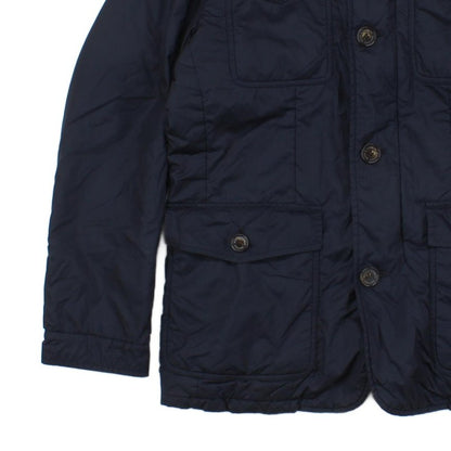 Mens Quilted Jacket Classic Button Pocket