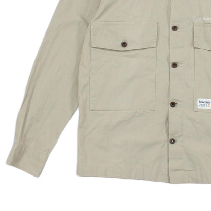 Mens Overshirt Long Sleeve Button Up Relaxed Fit