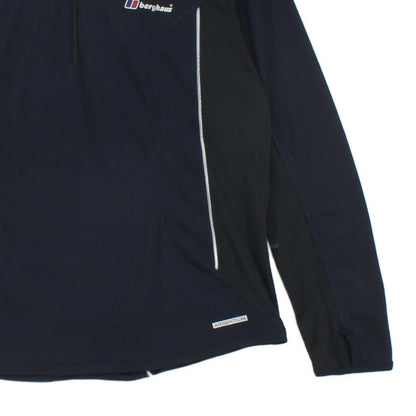 Mens Argentium 1/4 Zip T Shirt Outdoor Lightweight