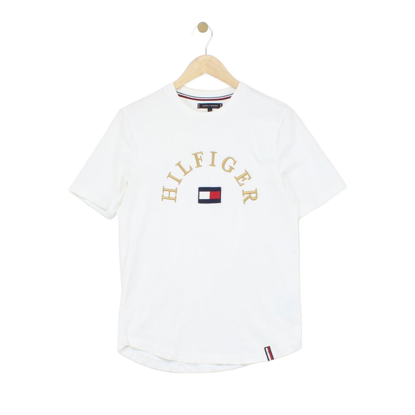 Mens T-Shirt Logo Short Sleeve Embroidered
