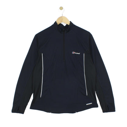 Mens Argentium 1/4 Zip T Shirt Outdoor Lightweight