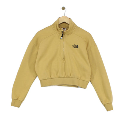 Womens 1/4 Zip Sweatshirt Outdoor Cropped