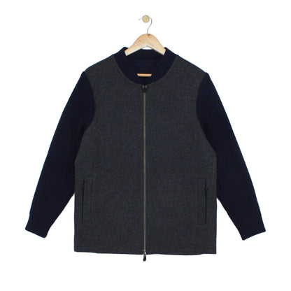 Mens Wool Jacket Made In Japan Full Zip