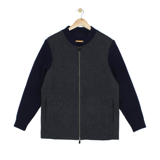 Mens Wool Jacket Made In Japan Full Zip