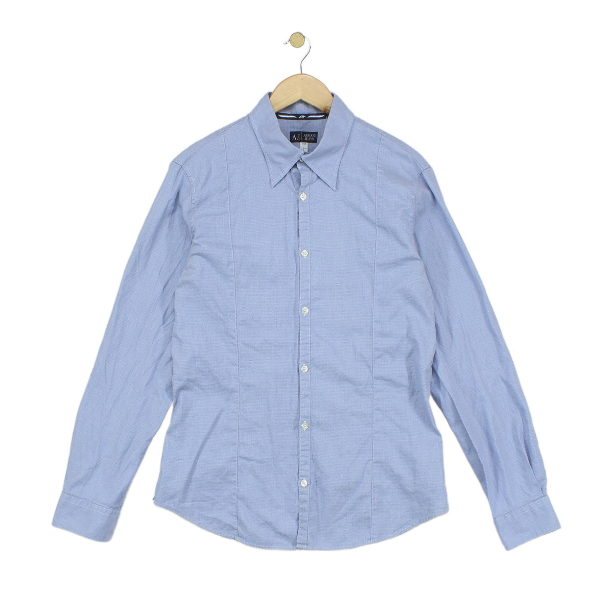 Mens Shirt Tailored Fit Button Up Long Sleeve