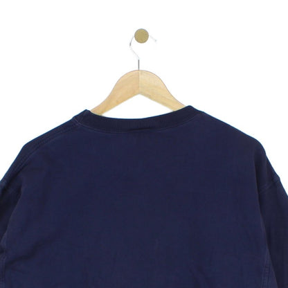 Womens Spell Out Sweatshirt Oversized Embroidered