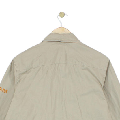 Mens Overshirt Long Sleeve Button Up Relaxed Fit
