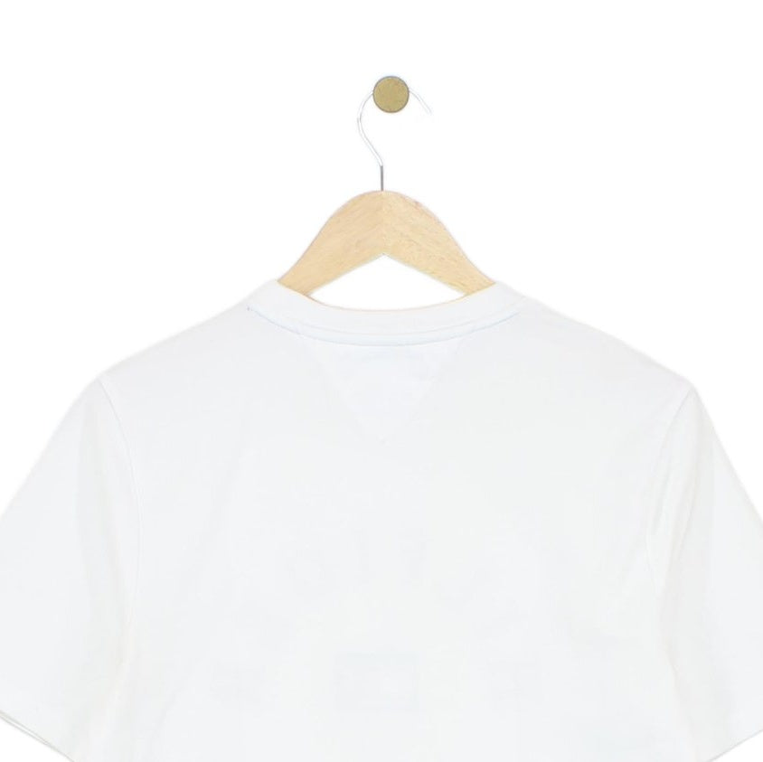 Mens T-Shirt Logo Short Sleeve Embroidered