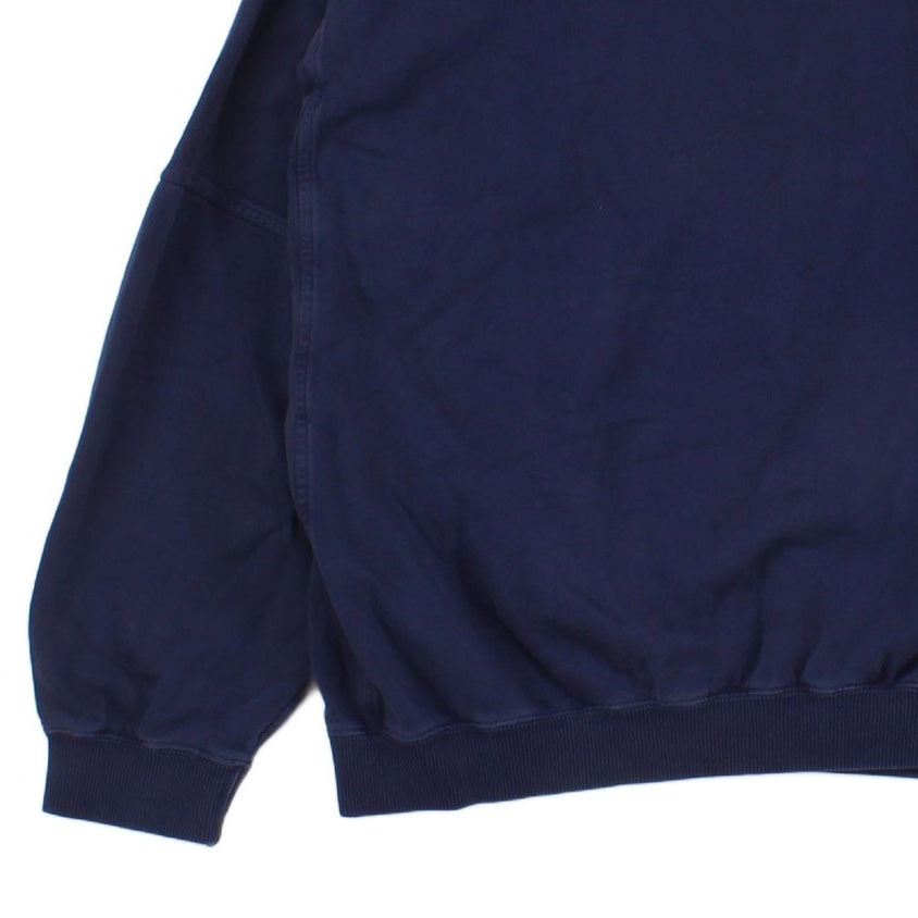 Womens Spell Out Sweatshirt Oversized Embroidered
