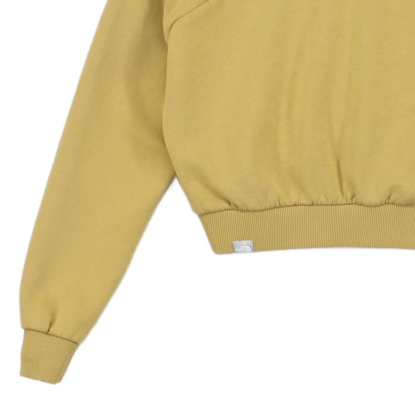 Womens 1/4 Zip Sweatshirt Outdoor Cropped