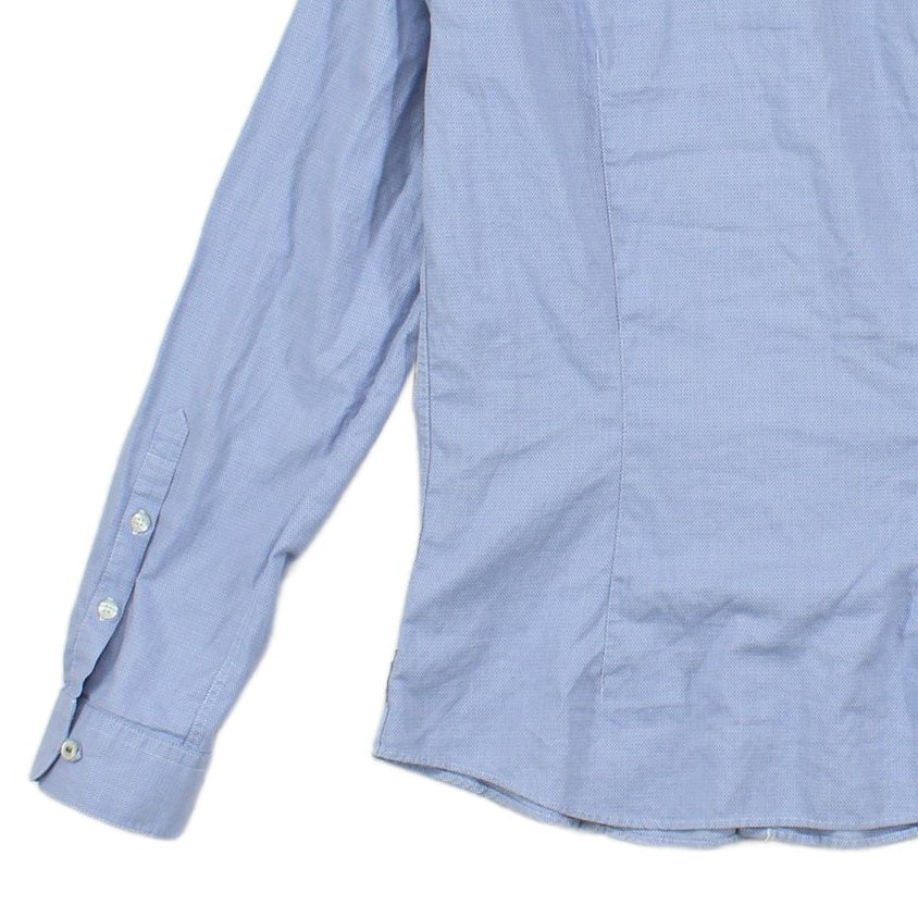 Mens Shirt Tailored Fit Button Up Long Sleeve