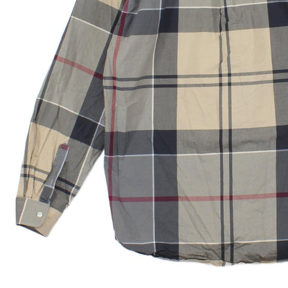 Mens Check Shirt Plaid Long Sleeve
