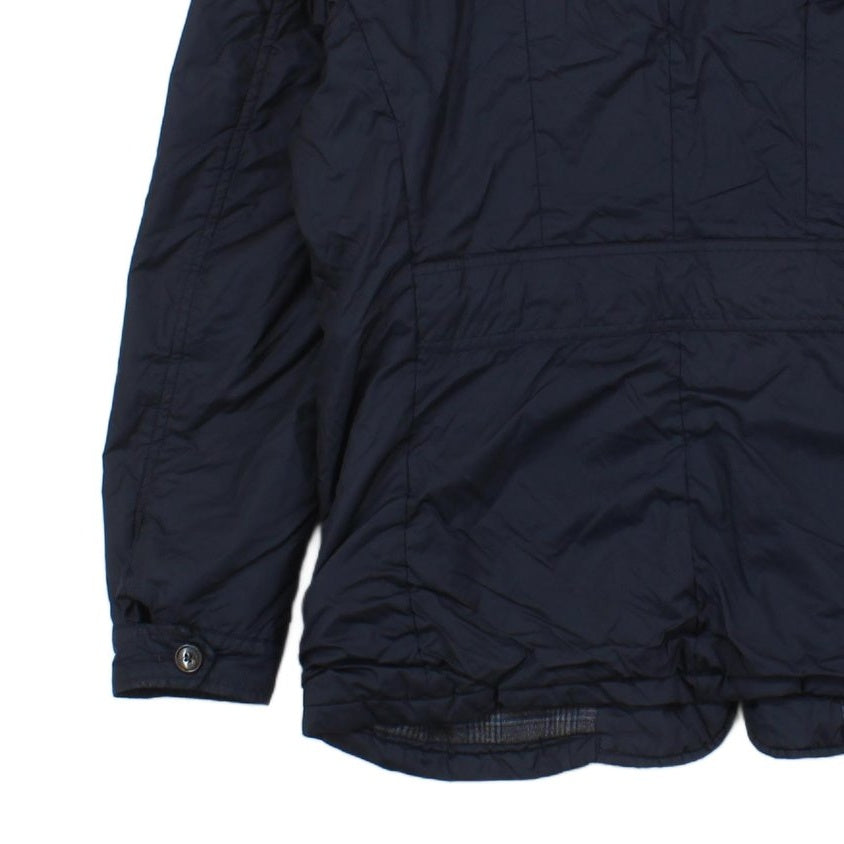 Mens Quilted Jacket Classic Button Pocket