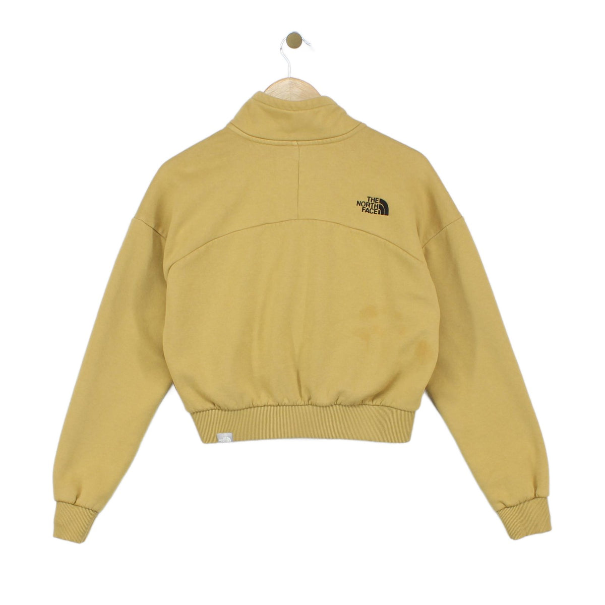 Womens 1/4 Zip Sweatshirt Outdoor Cropped