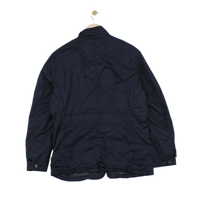 Mens Quilted Jacket Classic Button Pocket
