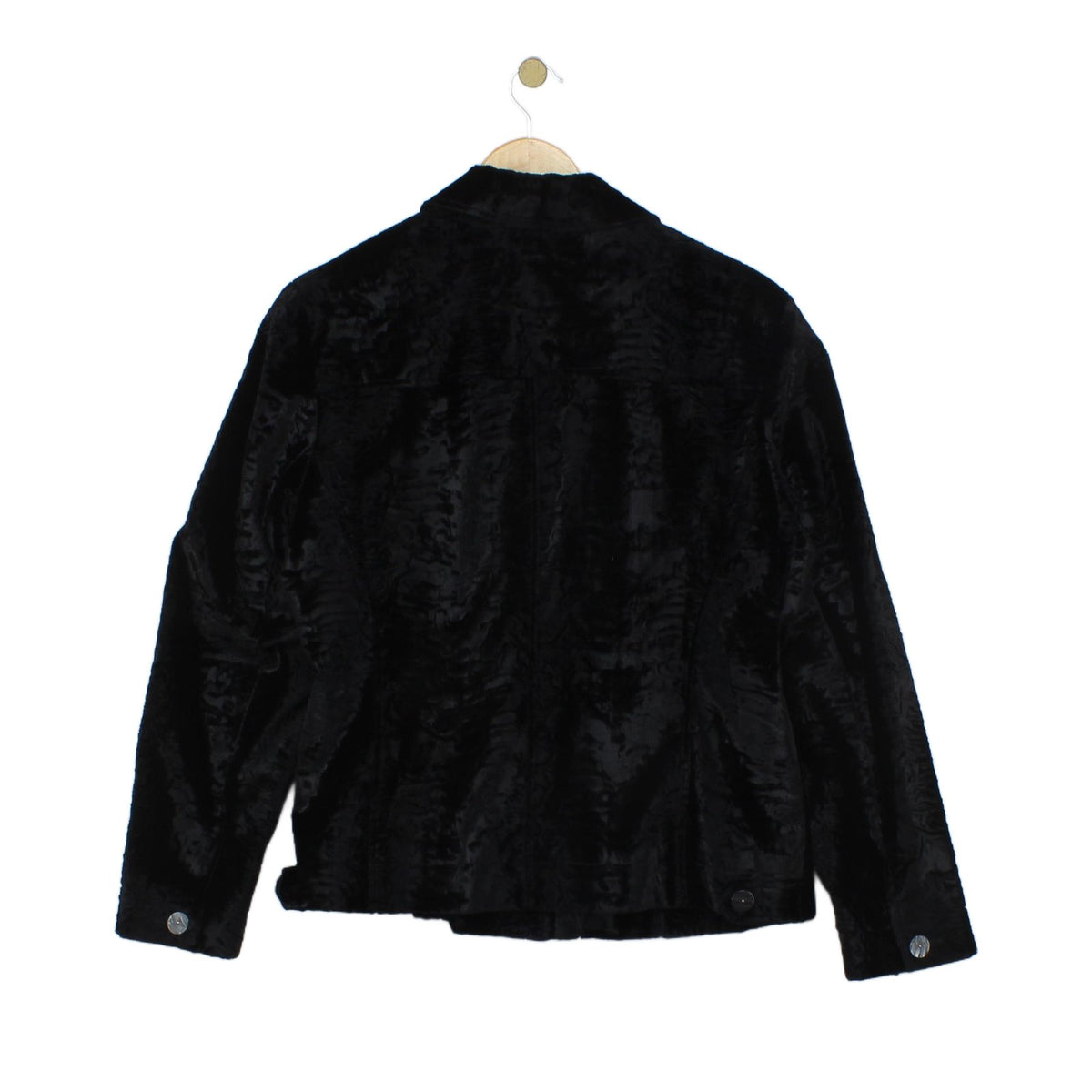 Womens Velour Jacket Button Long Sleeve