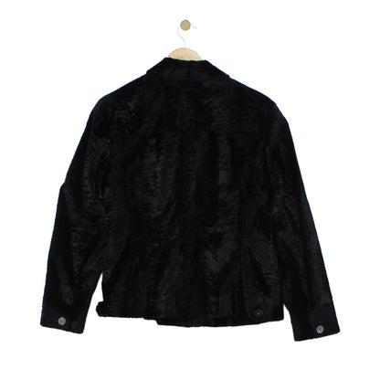 Womens Velour Jacket Button Long Sleeve