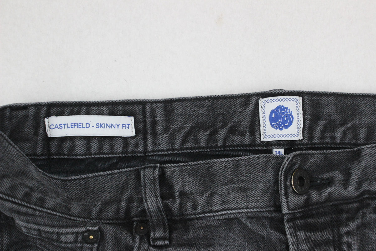 Mens Castlefield Jeans Denim Stretch Skinny Fit