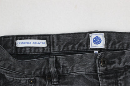 Mens Castlefield Jeans Denim Stretch Skinny Fit