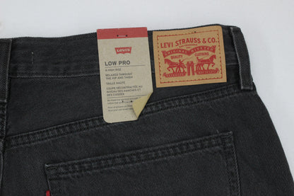 Mens Low Pro Straight Jeans High Rise Relaxed