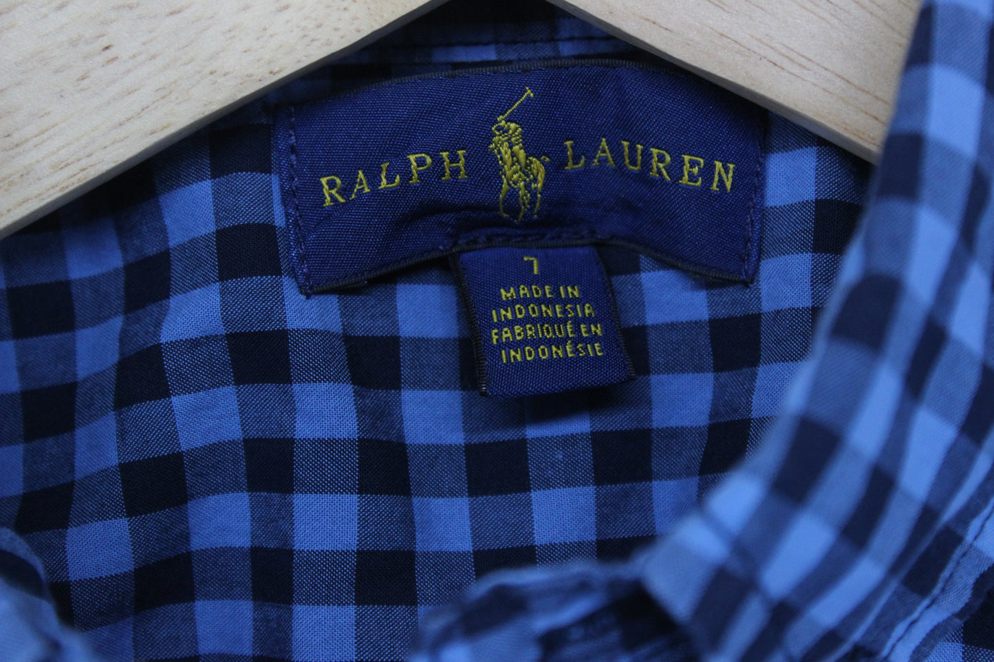 Boys Plaid Shirt Long Sleeve Button Up Check