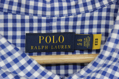 Mens Check Shirt Long Sleeve Button Up