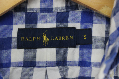 Mens Shirt Short Sleeve Button Down Check
