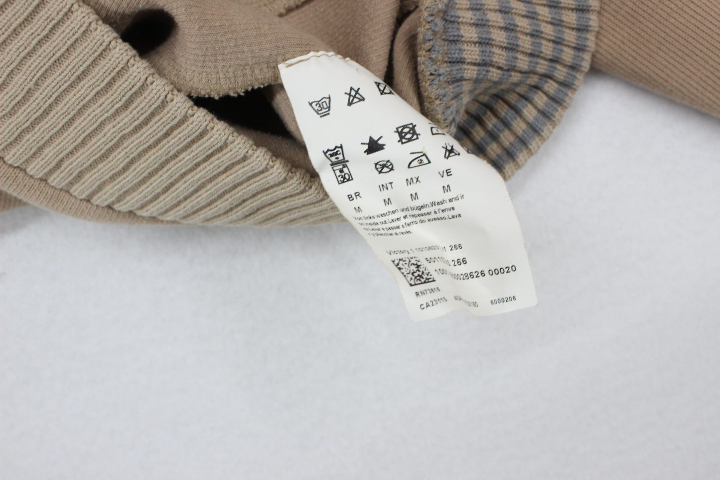 Mens Knit Bomber Jacket Made In Portugal Full Zip