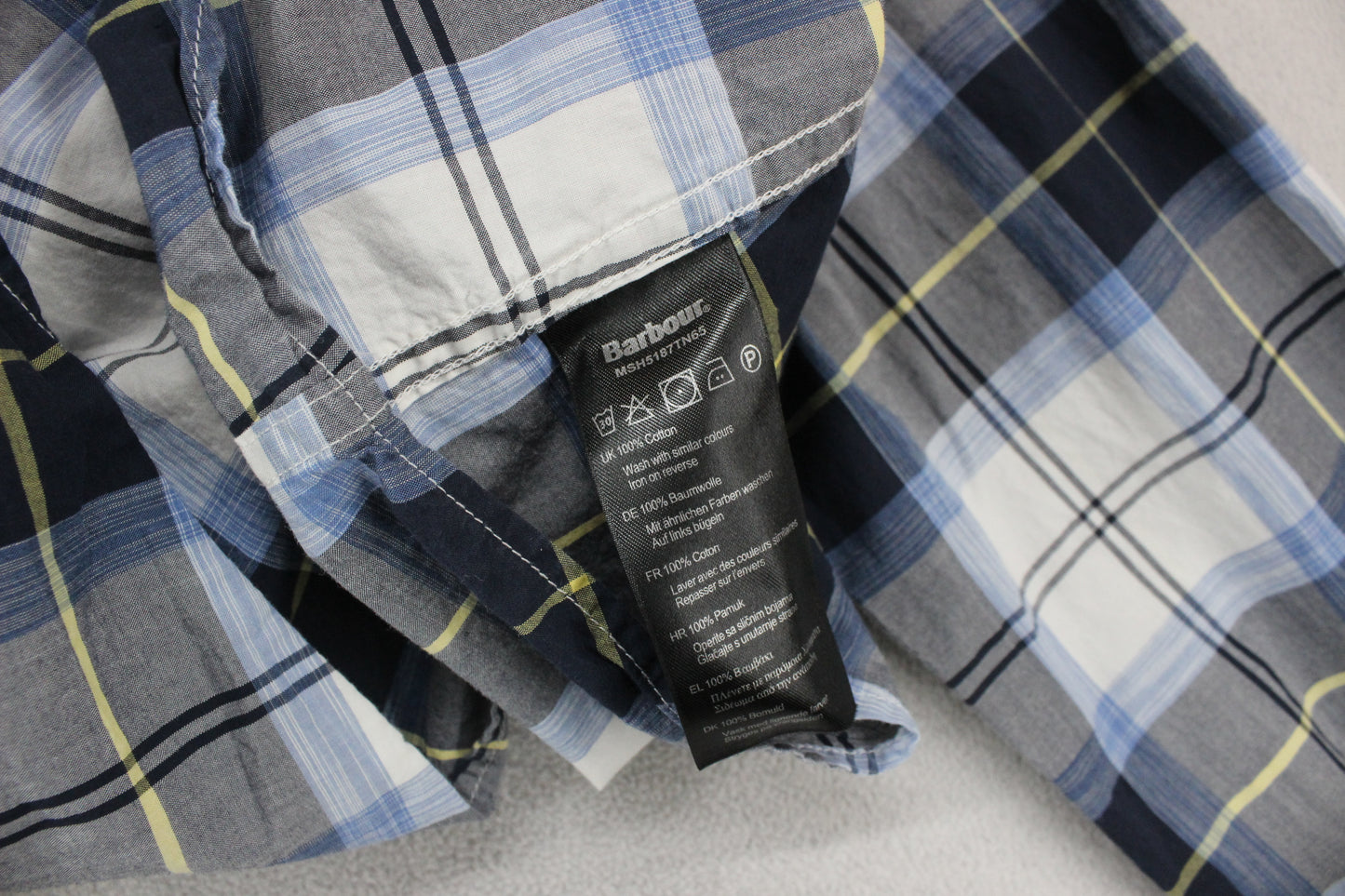 Mens Check Shirt Long Sleeve Button Up Tailored Fit