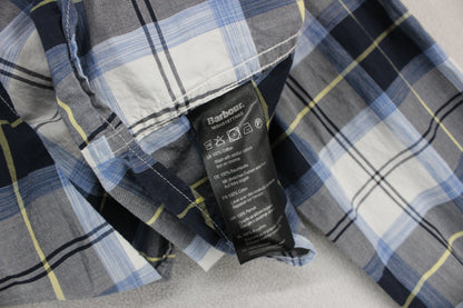 Mens Check Shirt Long Sleeve Button Up Tailored Fit