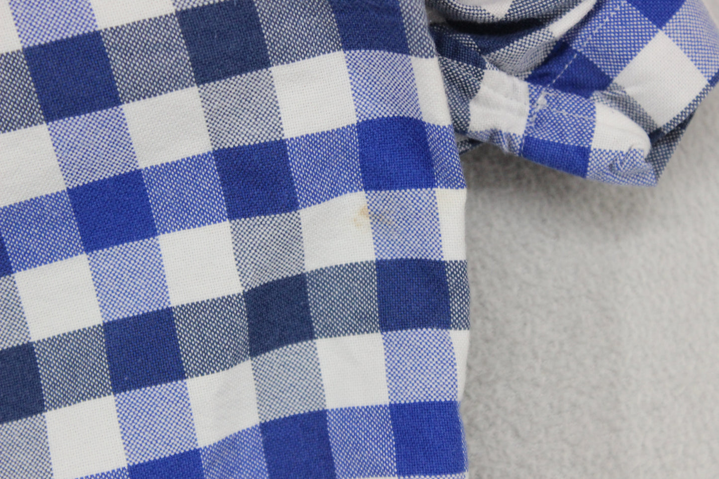 Mens Shirt Short Sleeve Button Down Check