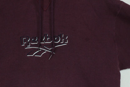 Womens Spell Out Hoodie Oversized Embroidered Usa Made