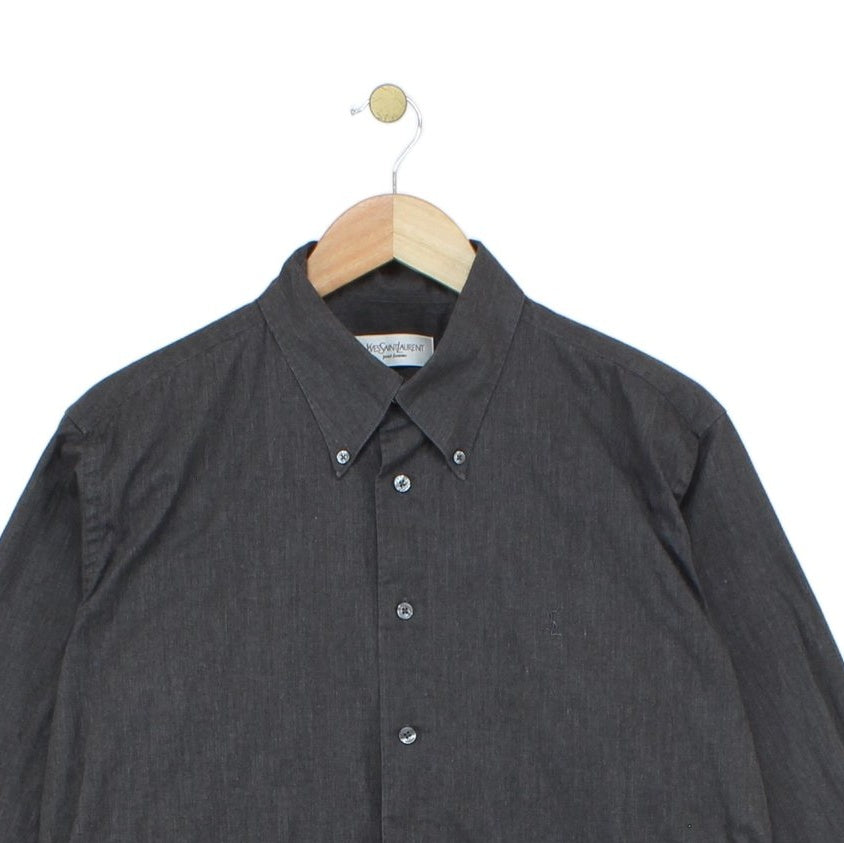 Mens Shirt Stretch Button Up