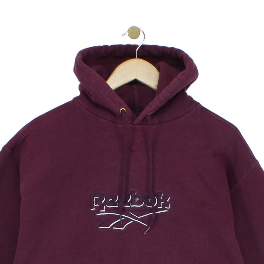 Womens Spell Out Hoodie Oversized Embroidered Usa Made
