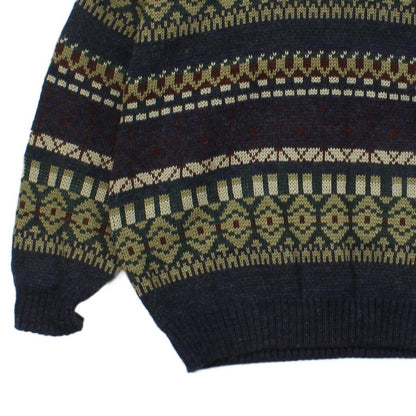 Mens Oversized Jumper Patterned Knit