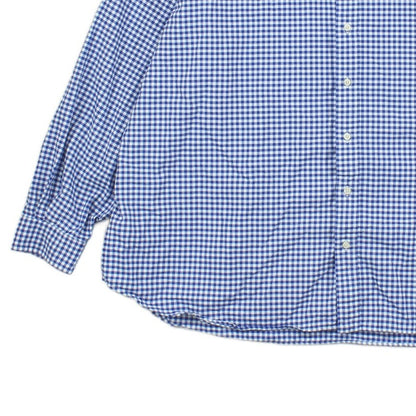 Mens Check Shirt Long Sleeve Button Up