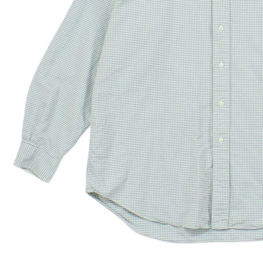 Mens Check Shirt Long Sleeve Oversized
