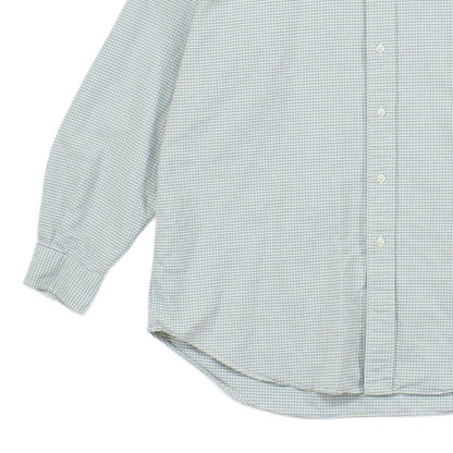 Mens Check Shirt Long Sleeve Oversized