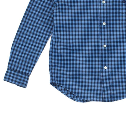 Boys Plaid Shirt Long Sleeve Button Up Check