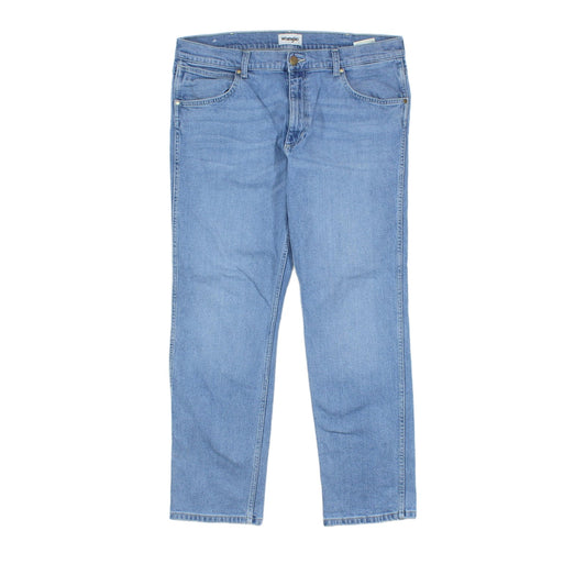 Mens Greensboro Jeans Regular Straight Zip Fly Denim